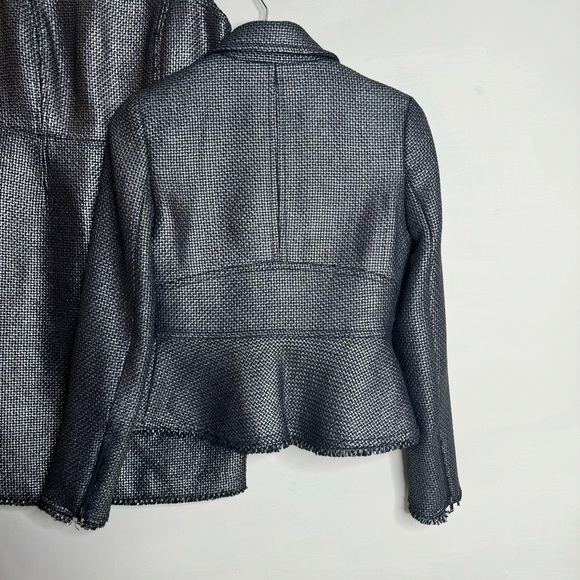 Banana Republic Gunmetal dress & jacket size 4 - Picture 3 of 15